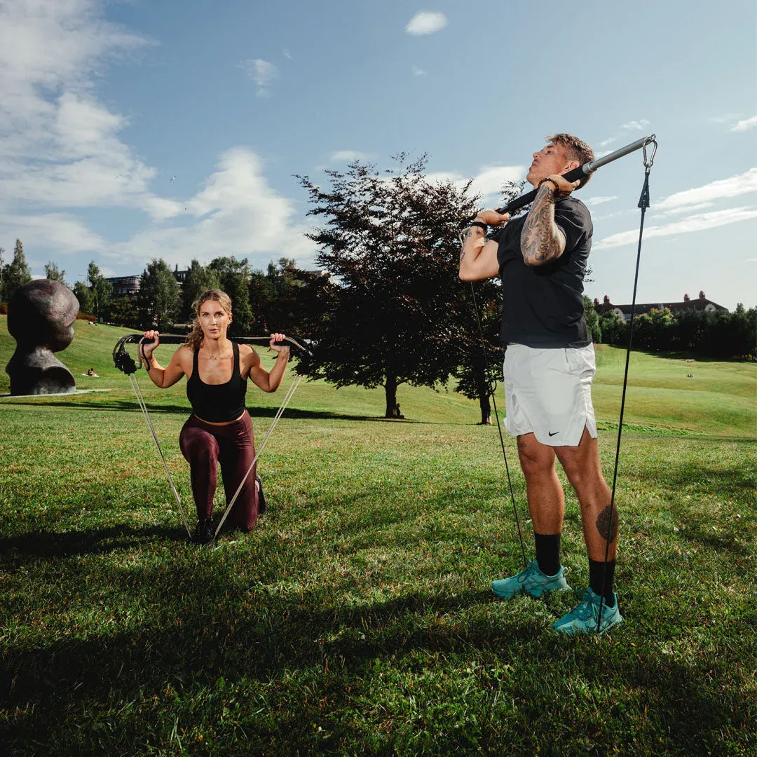 Titanbar customers training outdoors